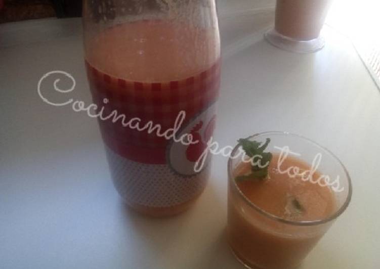 Gazpacho de melocotón