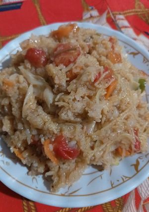 صورة لوصفة رز باللحمة والملفوف