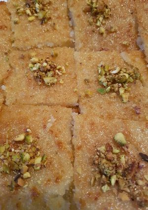صورة لوصفة البسيمة مثل الحلواني