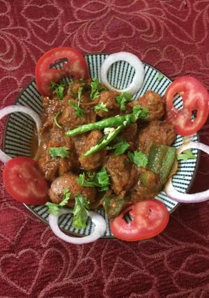A picture of Kadhai Soya Nuggets.