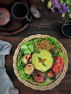Foto resep Paket Nasi kuning Banjar