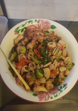 Foto resep Tumis pete Cumi Asin Cabe Ijo