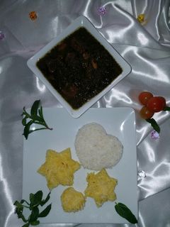 عکسی از دستور قورمه سبزی سمیه 😉