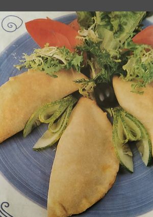 A picture of Mexican Empanadas.