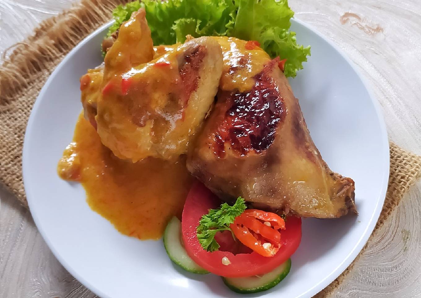 Ayam Bakar Ungkep Bumbu Srepeh