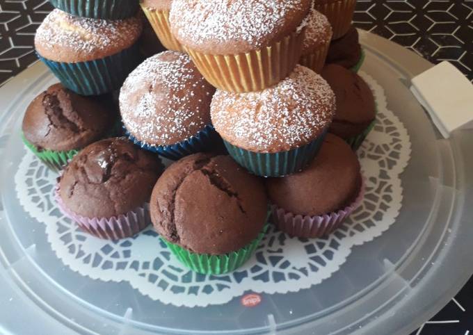 Muffin con sorpresa al cioccolato