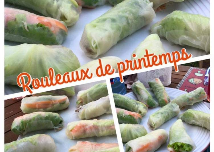 La Délicieuse Recette du Rouleau de printemps