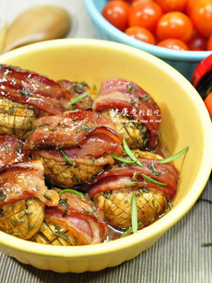 醬烤培根磨菇[四季甘霞色] 的食譜成品照片