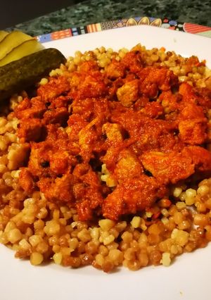 Tarhonyás hús recept fotója