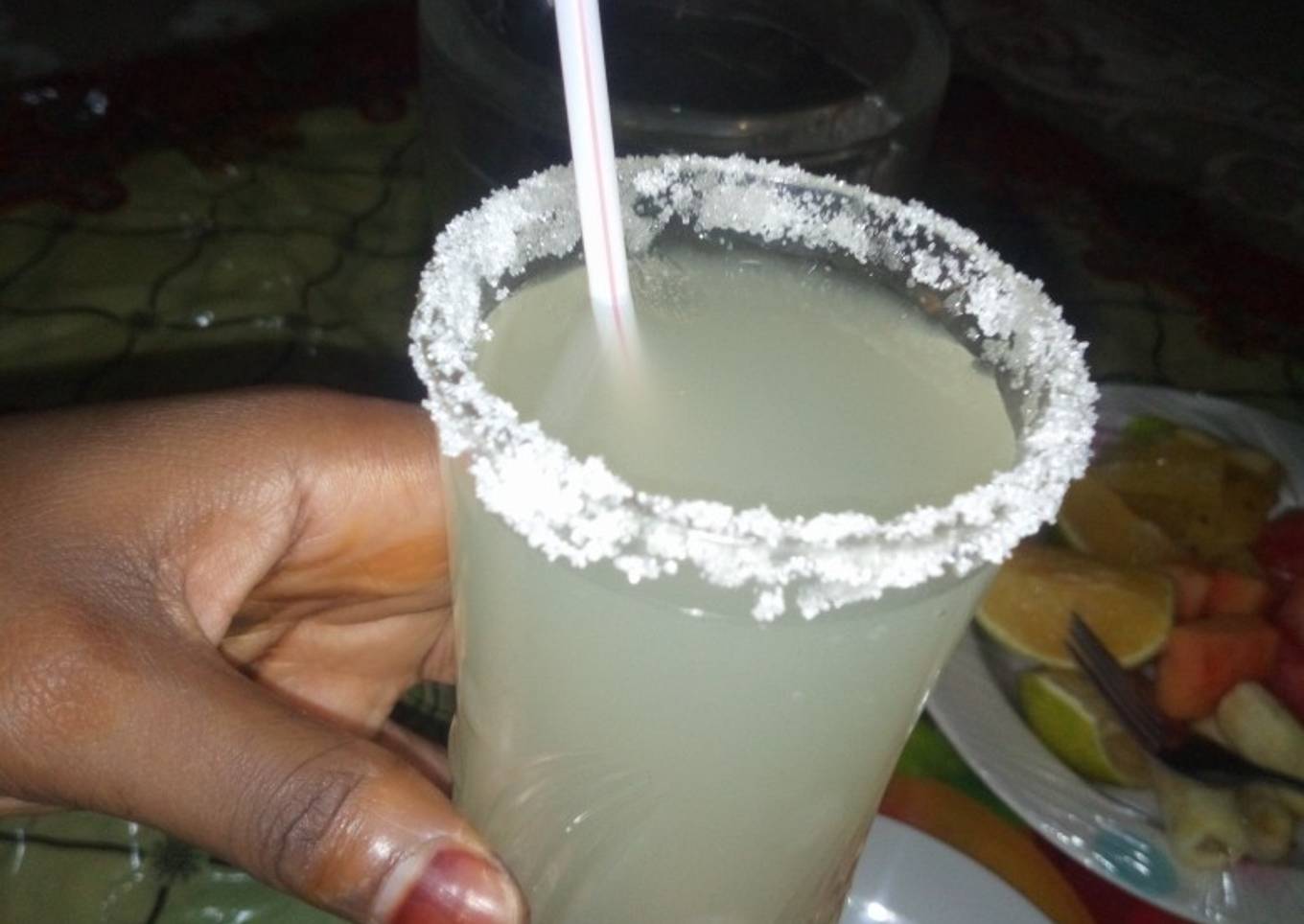 Fresh ginger and lemon juice