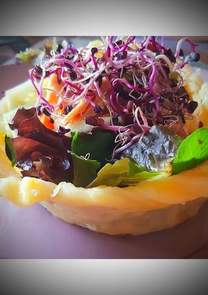 Una foto de Ensalada de queso