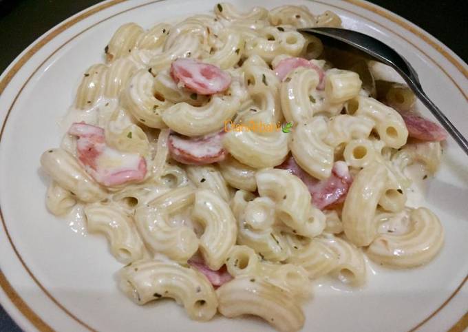 MAKARONI CARBONARA ALA RUMAHAN🍃