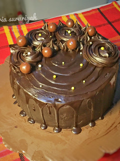 Foto resep Truffle chocolate cake