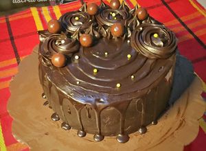 Foto resep Truffle chocolate cake