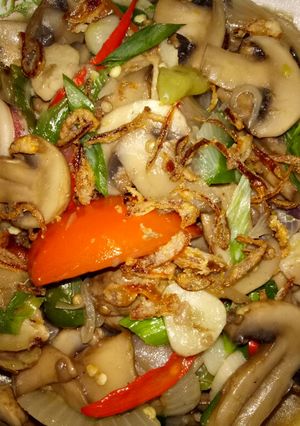 Foto resep Tumis jamur kancing #SiapRamadan
