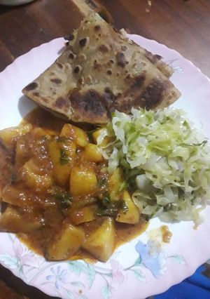 A picture of Potatoe Curry.