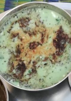 A picture of Bathua raita.