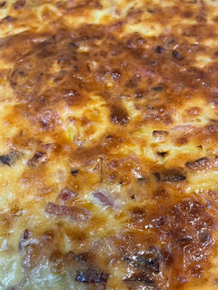 Una foto de Quiche de calabacín y puerro
