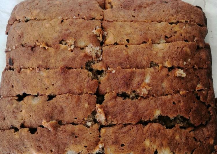 Banana Cake with Chocolate Chips