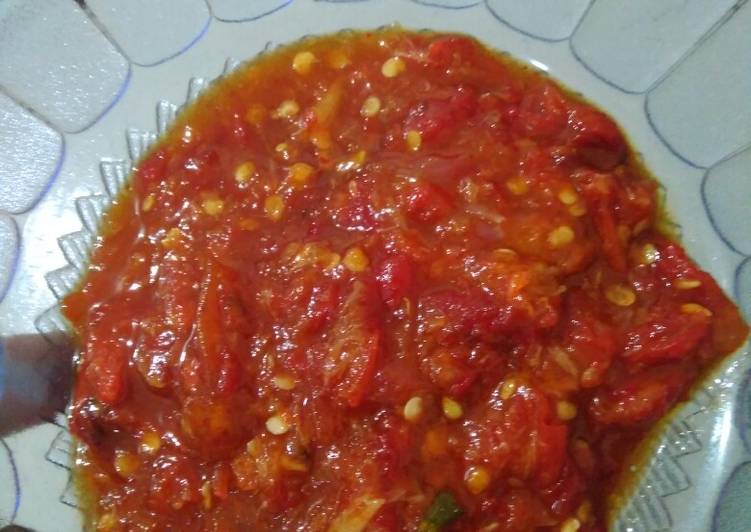 Bagaimana Membuat Sambel lamongan, Enak