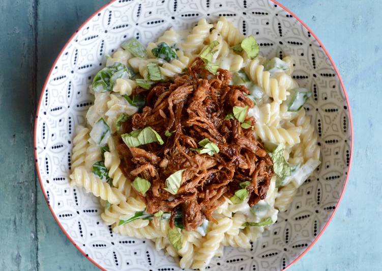 Recipe of Any-night-of-the-week Pulled Pork Mac &amp; Cheese