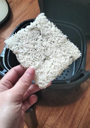 Hình của món Cơm cháy tại nhà bằng NCKD đơn giản dễ làm.
