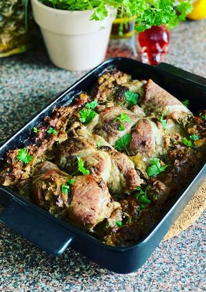 Töltött tarja recept fotója