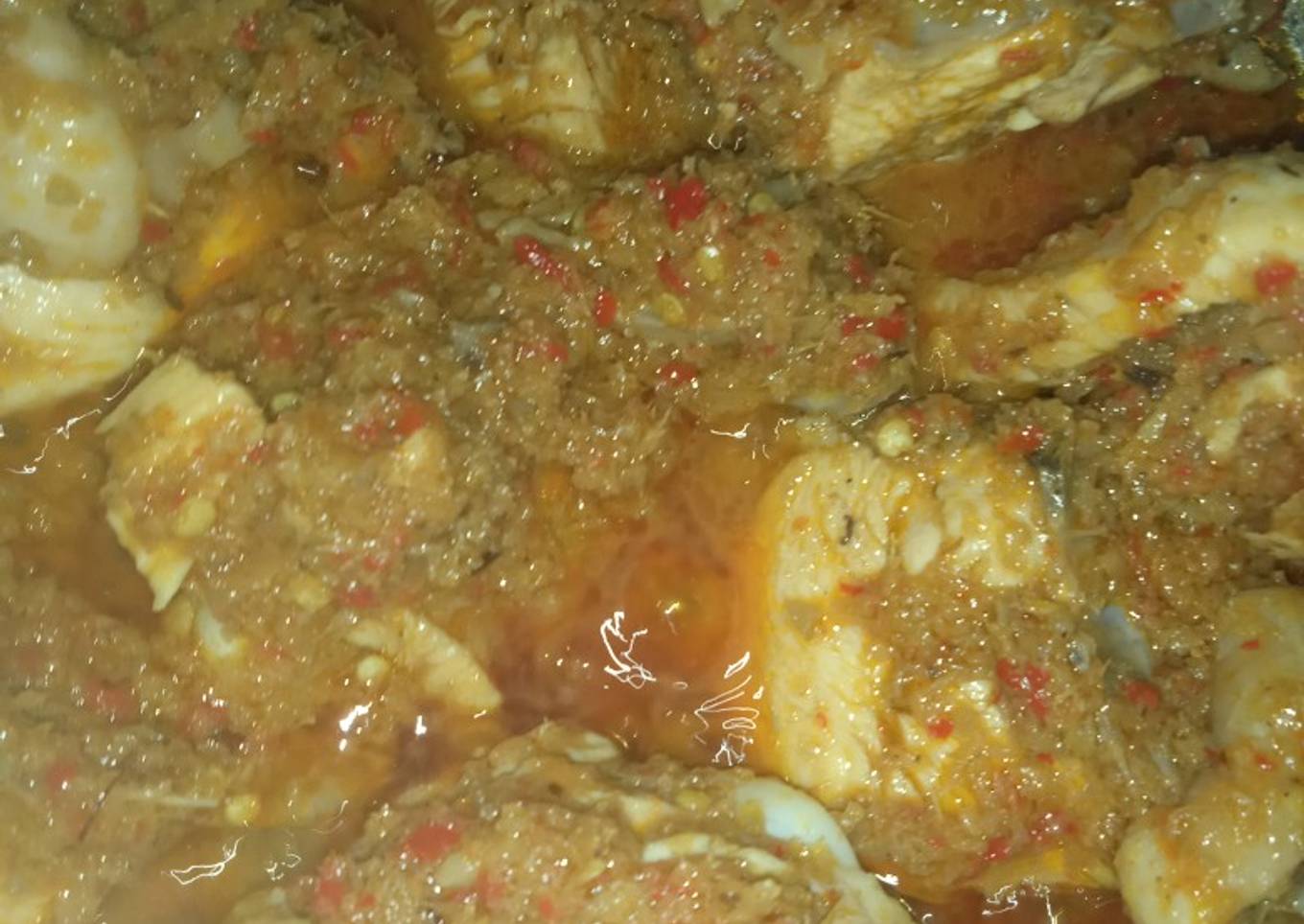 Ayam rica-rica bumbu lengkuas