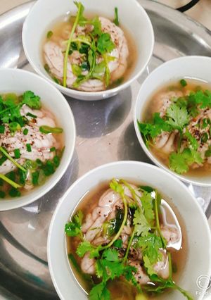 Hình của món Óc heo chưng.