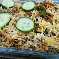 A picture of Masoor dal qeema pulao #cookpadapp.