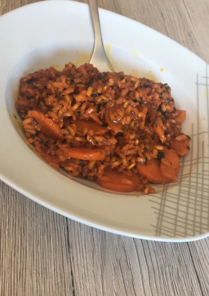 Una foto de Arroz con verduras