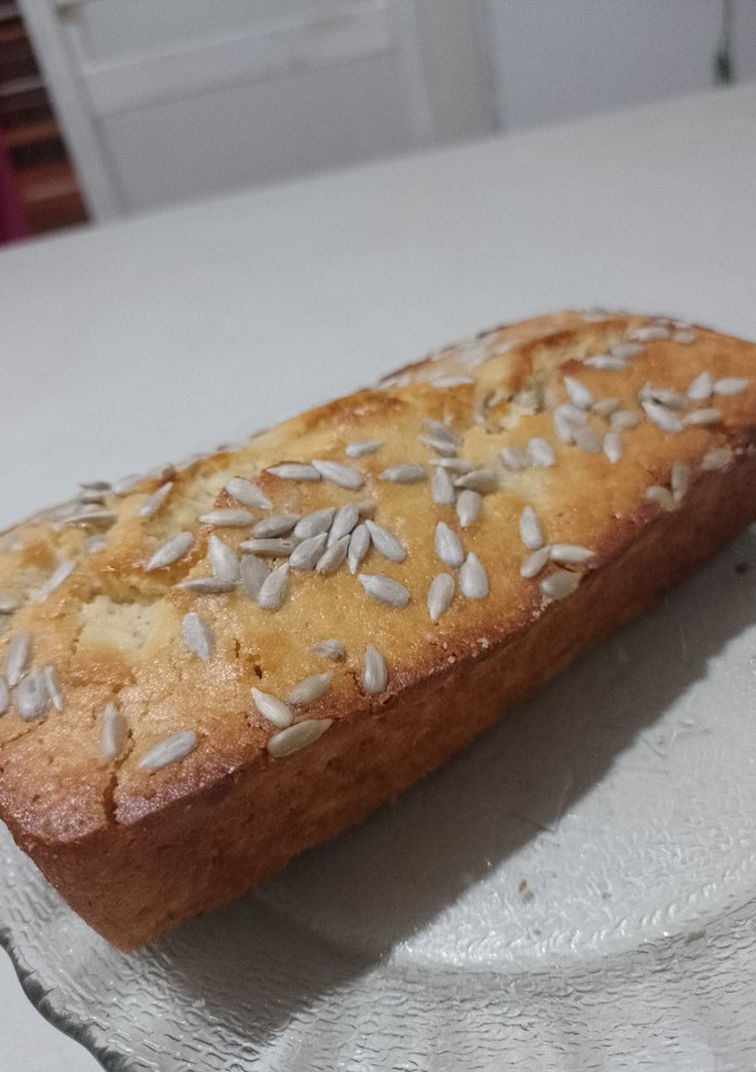 Una foto de Budín de banana libre de gluten