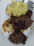 Simple sirloin steak