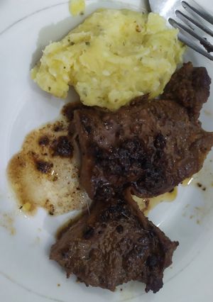 Foto resep Simple sirloin steak