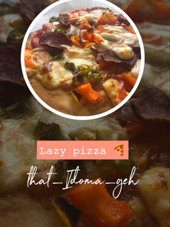 A picture of Lazy pizza.