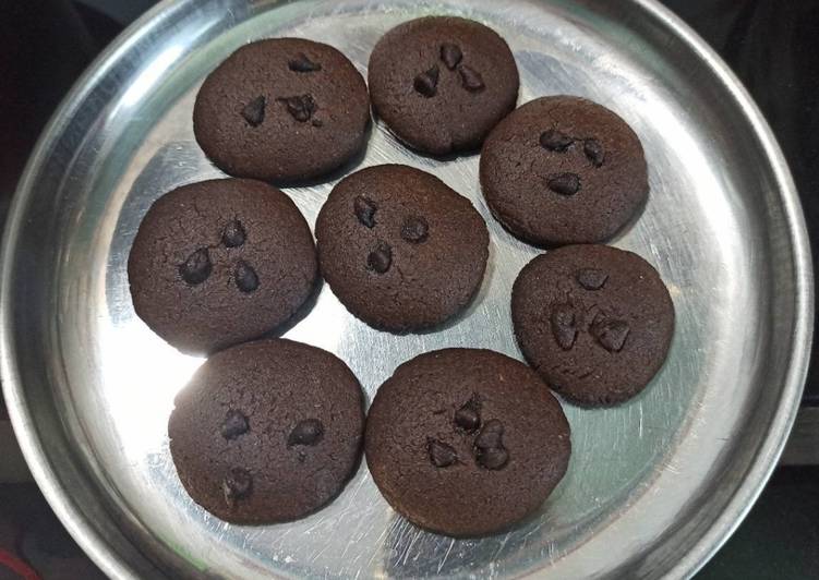 Recipe of Super Quick Homemade Wheat chochlate cookies