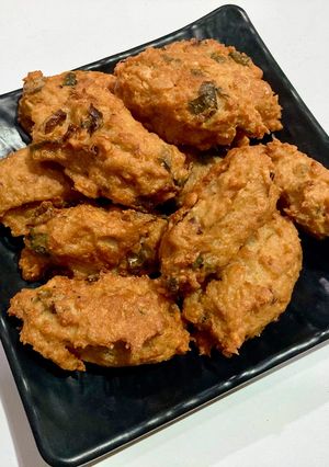 Foto resep Perkedel Tempe Daun Bawang