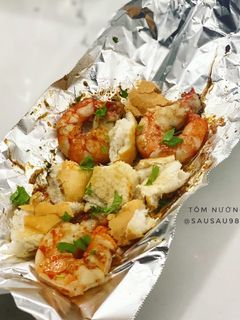 Hình của món Tôm nướng bơ tỏi.
