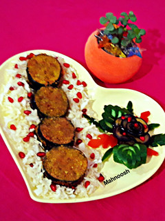 عکسی از دستور ساندویج بادمجان