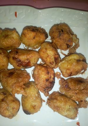 A picture of Yam balls.