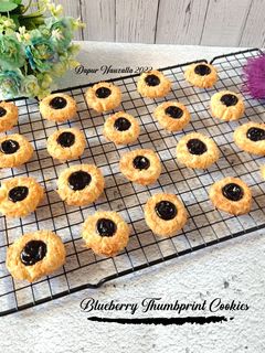 Foto resep Blueberry Thumbprint Cookies