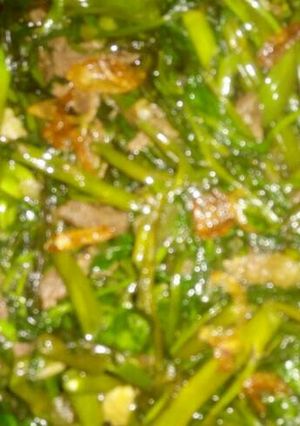Foto resep Kangkung Cah Sapi # buka puasa