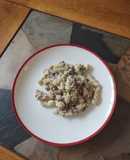 Pasta con salsa bechamel y carne g104
