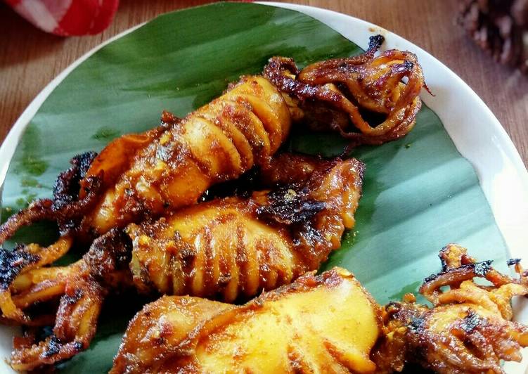 Cumi bakar pedas