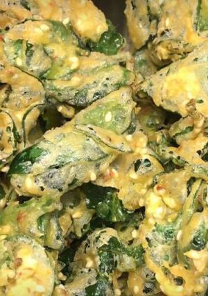 A picture of Palak ke Pakode.
