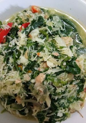 Foto resep Oblok Oblok Daun Kacang aka Lembayung