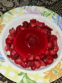 صورة لوصفة حلى كاسترد بالجيلي