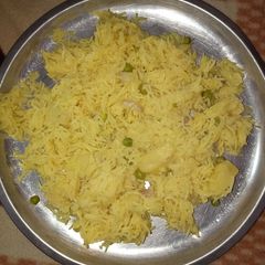 A picture of Matar(peas) pulav.