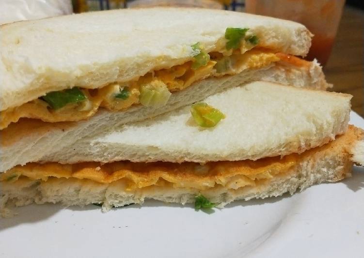 Simple Sandwich Telur Dadar