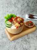 Rice Bowl Ayam Popcorn Sambal Bongkot